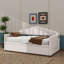 Upholstered Twin Daybed with Height-Adjustable Pop-Up Trundle, USB & Type-C Ports-295745339