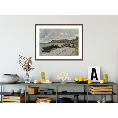 «Sainte-Adresse» par Claude Monet, impression giclée encadrée