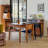 Simple and Retro Brown Dining Table