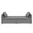 Modern Upholstered Chaise Lounger Daybed - A Small Single Size With 2 Built-In Drawers-1434645704