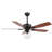 52" Alzata 5-Blade Standard Ceiling Fan with Remote Control and Light Kit-1570331389-1512608601