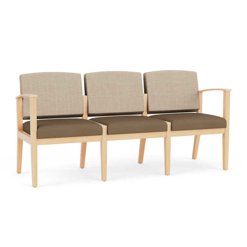 Canapé 3 places, Naturel, Chambray calcaire / Patriot Plus taupe