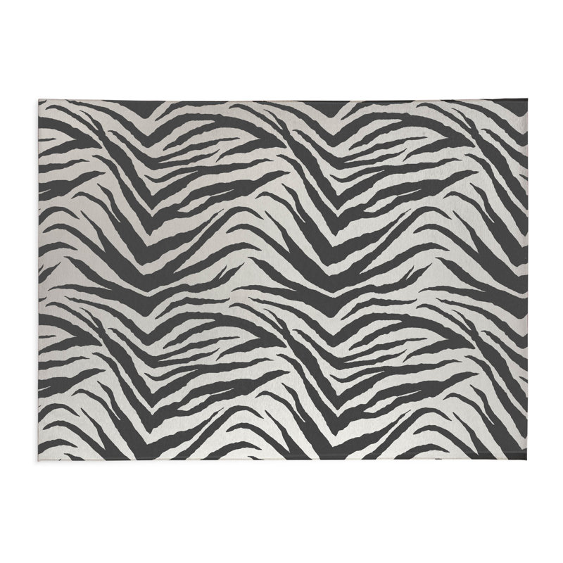 Paillasson Zebra, L 24 po x L 36 po, Ivoire ivoire