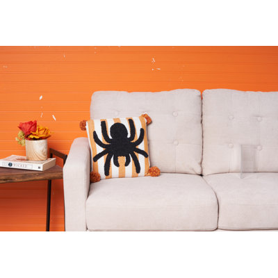Coussin Spider Halloween 12 "x 12"