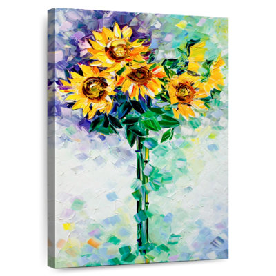Harnek Sunflowers Modern Expressionism