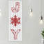 Red Winter - reproduction d'art textuel sur bois-23169268