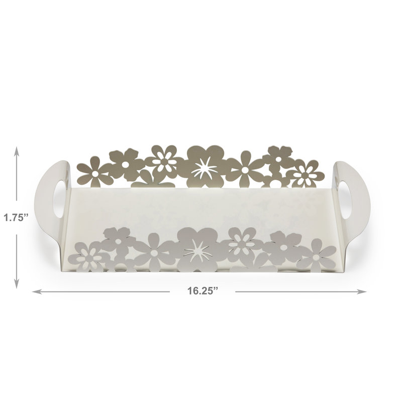 Plateau de coiffeuse Tillie, Blanc