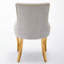 Ensemble de 2 chaises en chenille de style moderne-1069594257