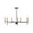 Hux 7-Light Exposed Candle Bulb Chandelier Pendant