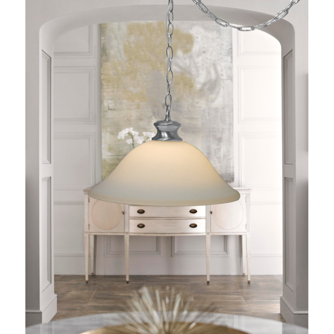 Munch 1 - Light Single Pendant Charlton Home® Shade 