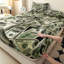 Ensemble de draps et de taies d'oreiller en microfibre à motif de billets de 100 billets Orylavena Flying Flying-130161531