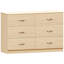 Maybery 6 - Drawer Wide Chest of Drawers, Bedroom Dresser & Storage Cabinet-222723302