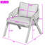 Ensemble de chaises d'extérieur en osier avec coussins 2 pièces-1313702321