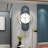 Large Silent Non-Ticking Metal Wall Clock For Home Decor - Battery Operated