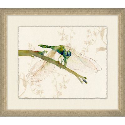 Perched Dragonfly 4 Painting