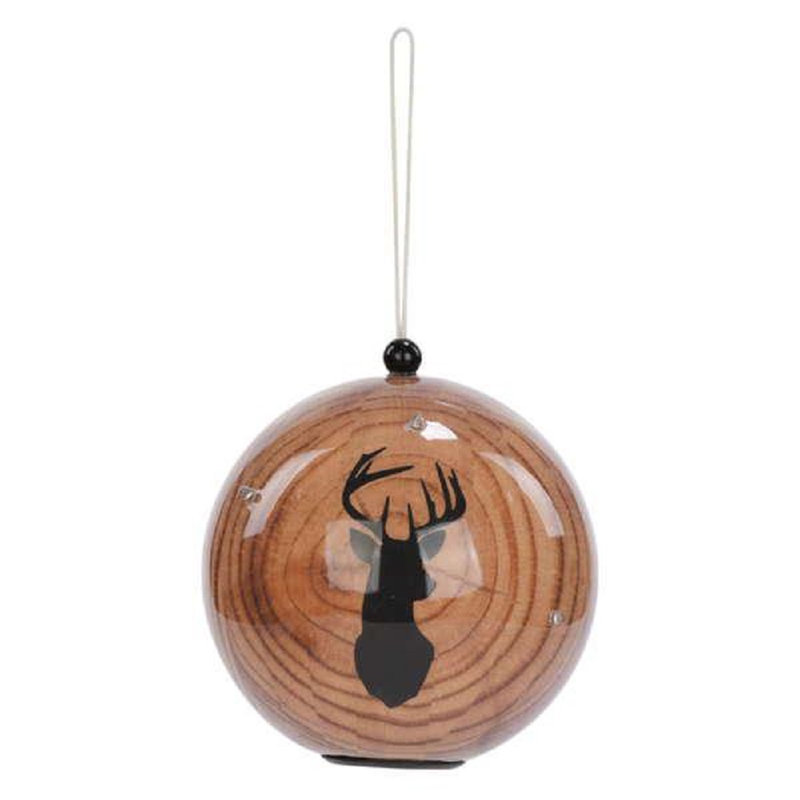LED Christmas Blinking Deer Ball Ornament