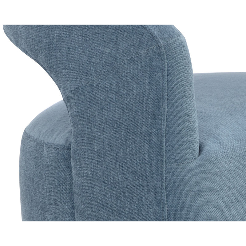 Palau Upholstered Arm Chair, Blue