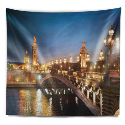 Tapisserie de paysage urbain Pont Ponte III