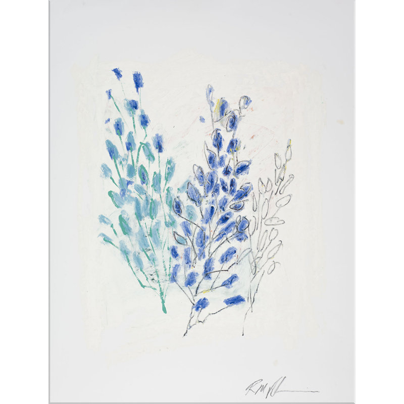 Fleurs pour moi par Robert Robinson - peinture sur toile tendue