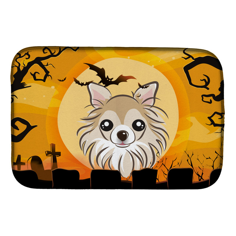 Tapis de séchage halloween chihuahua