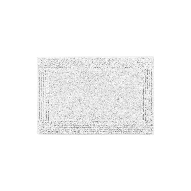 24X36", , Reversible, 3000 Gsm, 100% Cotton, Grey Bath Rug, Long - Term Use, Machine Washable, , Medium Pile 24X36" Gsm Reversible Cotton Rug Dense, Soft,