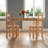 Doe 2 - Person Pine Solid Wood Dining Set