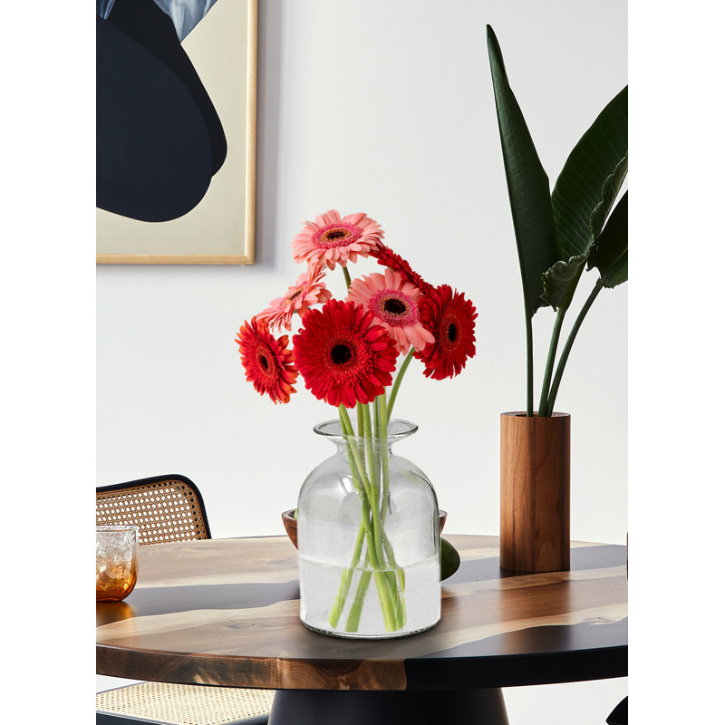 Ensemble de vases de table en verre transparent 4 pièces Arocho Chudleigh
