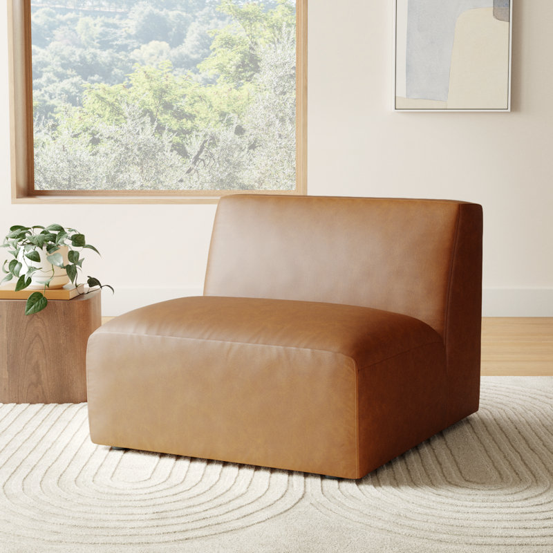 Morell Leather Slipper Chair