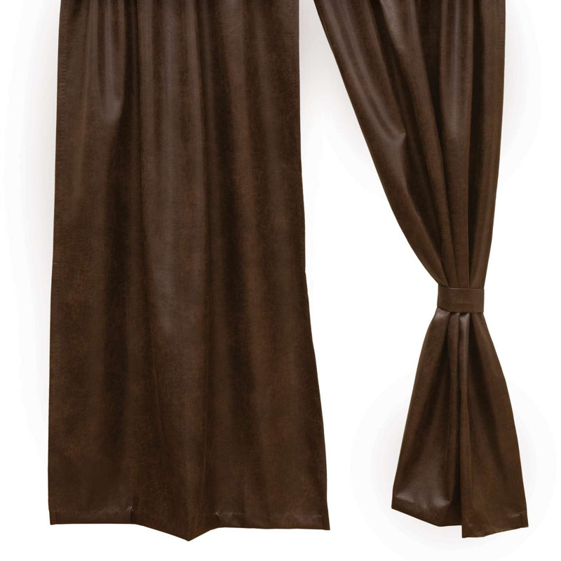 Wooded River Deer Meadow II - Drape Set - (2 panels/2 tiebacks), Taupe