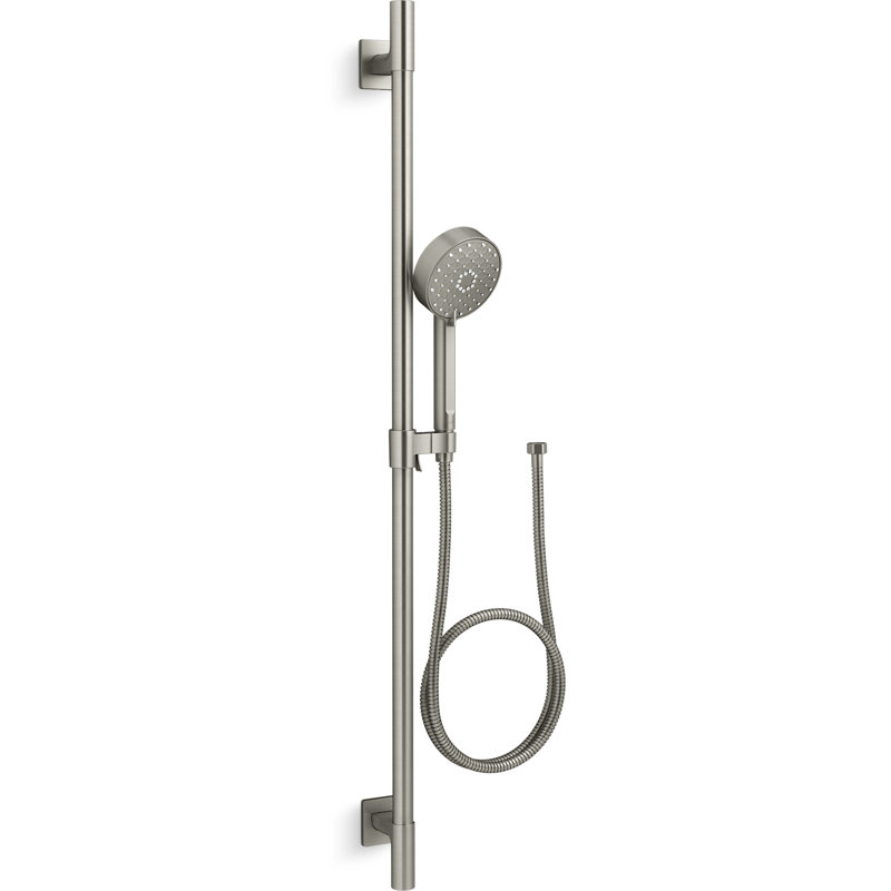 Awaken G110 1.75 Gpm Premium Slidebar Kit, Vibrant Brushed Nickel
