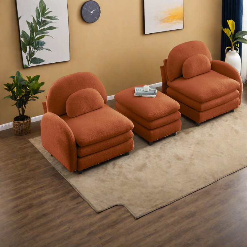 Canapés modulaires Cloud Comfort, canapé modulaire 2 places Teddy