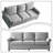 Annwyl 82.69'' Upholstered Sofa-1741243970