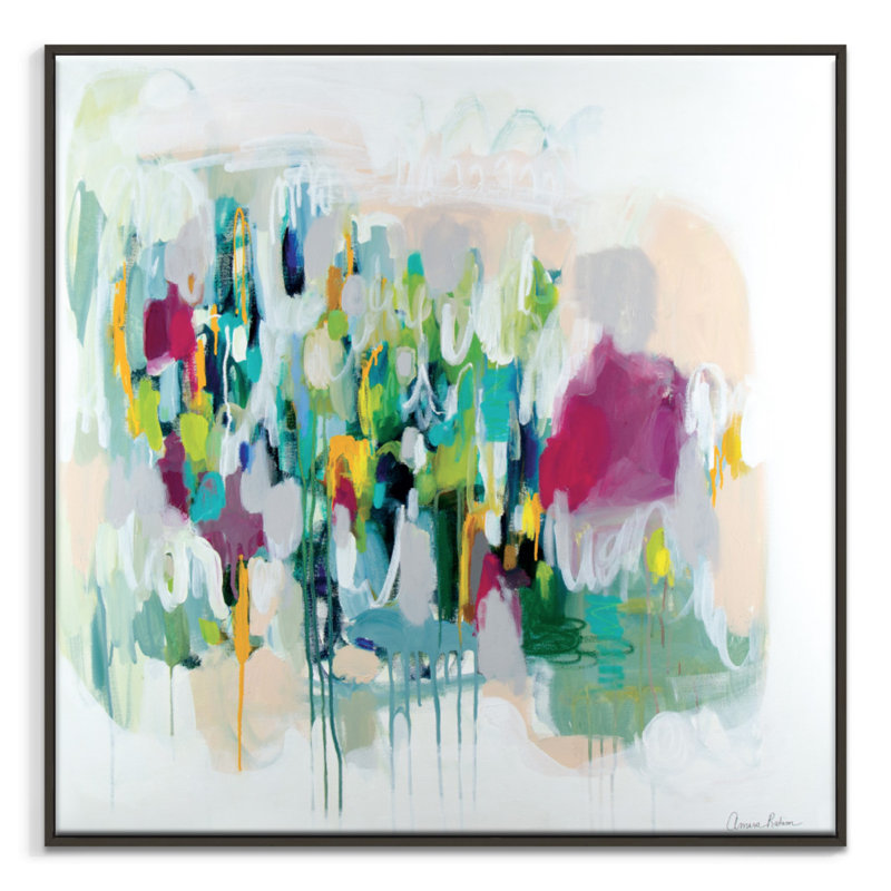 Amira Rahim - Print on Canvas, Black, 102cm H x 102cm W