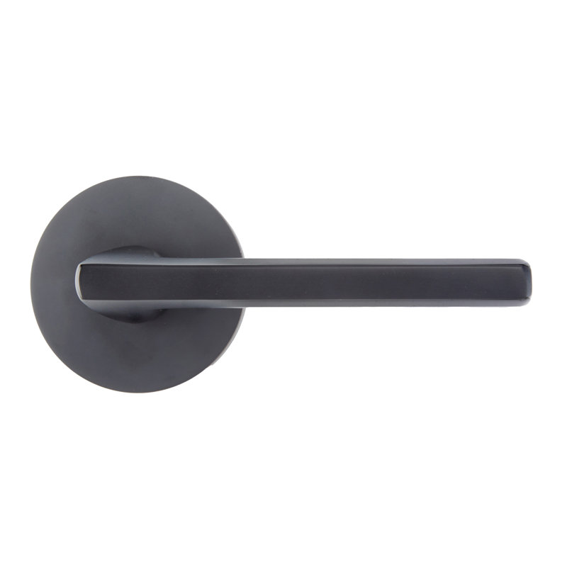 Bravura 839-6 Delray Passage Lever on Round Contemporary Rose in Oil Rubbed Bronze