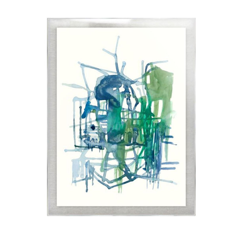 «Complex Mind II» par Sara Brown - impression, H 40 po x l 30 po, Plexi