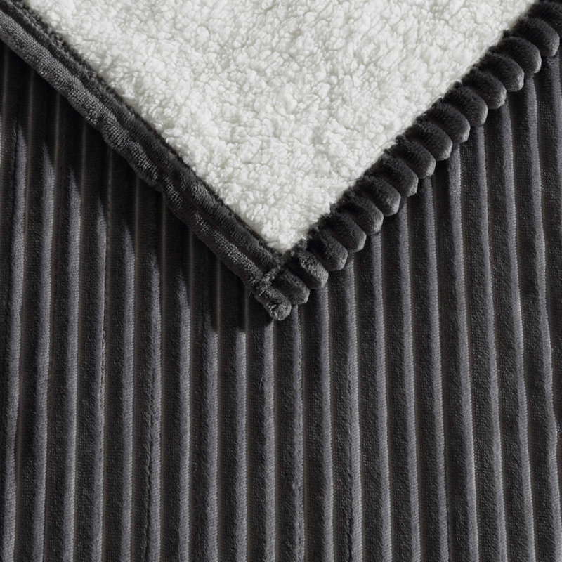 Couverture chauffante réversible Eddie Bauer, Gris, Lit simple