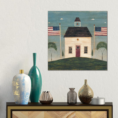 School House - reproduction d'art murale encadrée