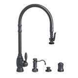 Pull Down Single Handle Kitchen Faucet with Side Spray