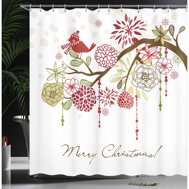  Rideau de douche Christmas Tree, H 75 po x l 69 po