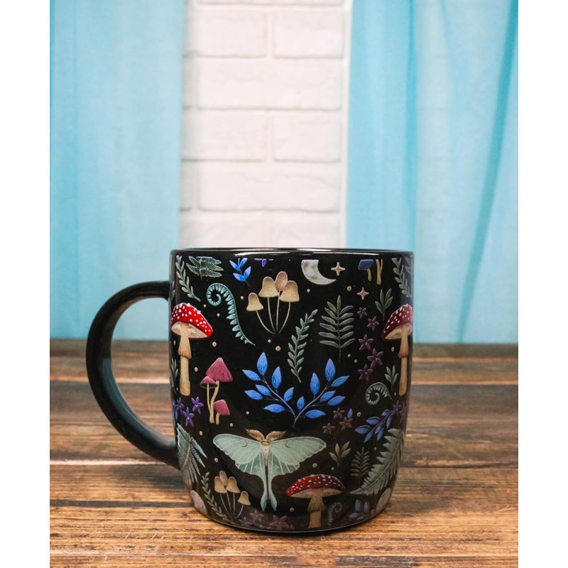 Tasse à café en porcelaine Wicca Magic Dark Forest