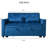 3-In-1 Convertible Sleeper Sofa Bed With Adjustable Backrest,Modern Velvet Pull Out Sofa Bed With 2  Arm Side Pocket And Pillows-319696238