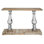 147 cm W Solid Wood Top Console Table