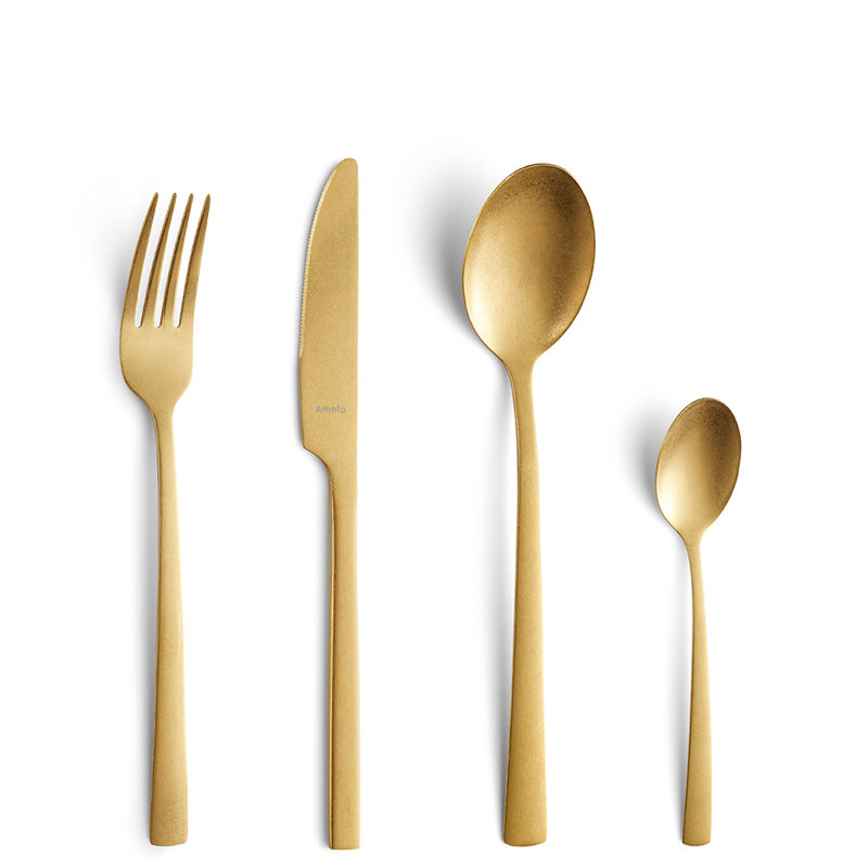 MANILLE Besteckset 16-teilig, Gold