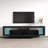Hugo Modern TV Stand for TVs up to 90" with 16-Color LED Lighting, Glass Shelves, Wall-Mounted-1183062245