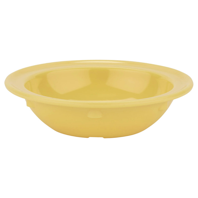 Bols à dessert GET en mélamine, 5 onces, (ensemble de 12), Jaune