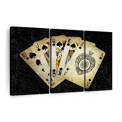 " Poker Spade " 3 - Pieces