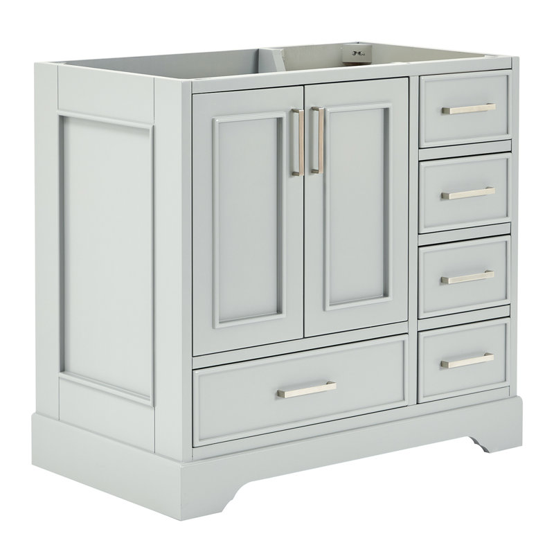 Peightyn 36.75'' Single Bathroom Vanity Base Only, Gray