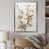 Impression argent sur toile encadrée