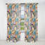 Motif botanique pastel arc-en-ciel I - Rideau bohémien - Velours obscurcissant - 1 panneau-107561694