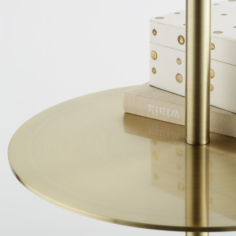 Lampe de table en laiton Statuette